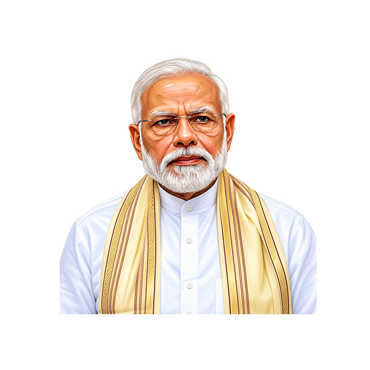 Narendra Modi – Bharatiya Janata Party (BJP) Leader PNG