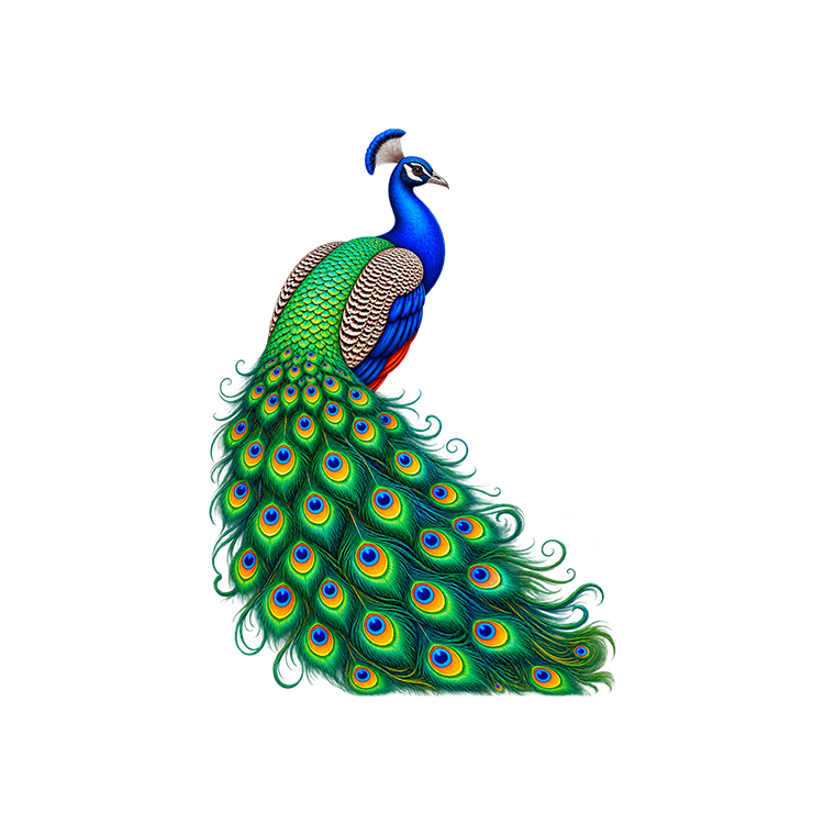 Peacock PNG** — High-quality and elegant peacock graphic in PNG