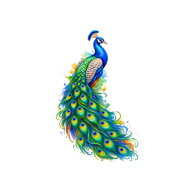 Peacock PNG — High-quality and elegant peacock graphic in PNG