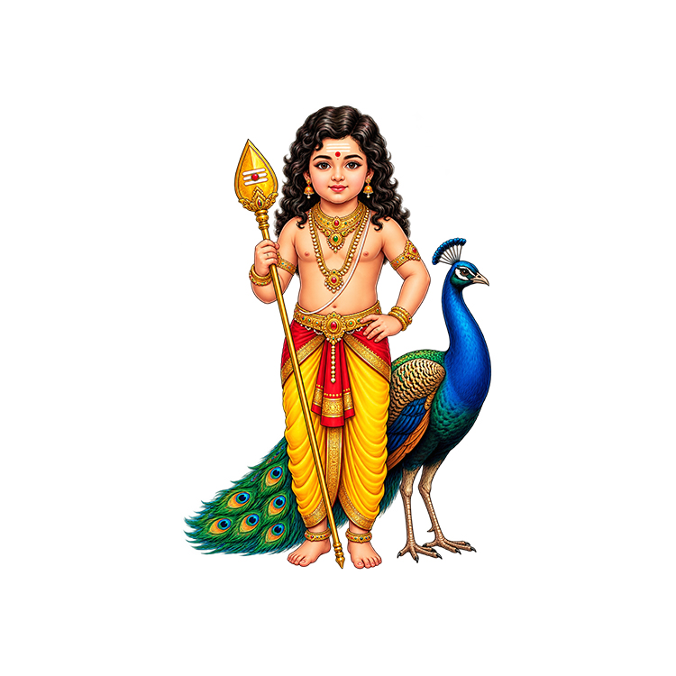 Tamil God Murugan PNG — High-quality devotional PNG